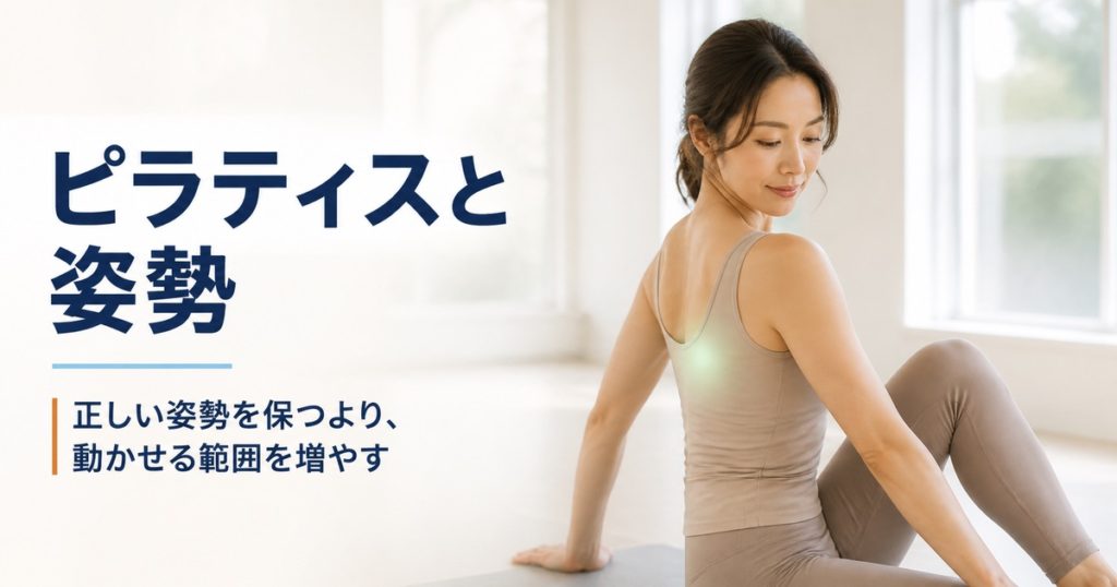ピラティスと姿勢。正しい姿勢を保つより動かせる範囲を増やす