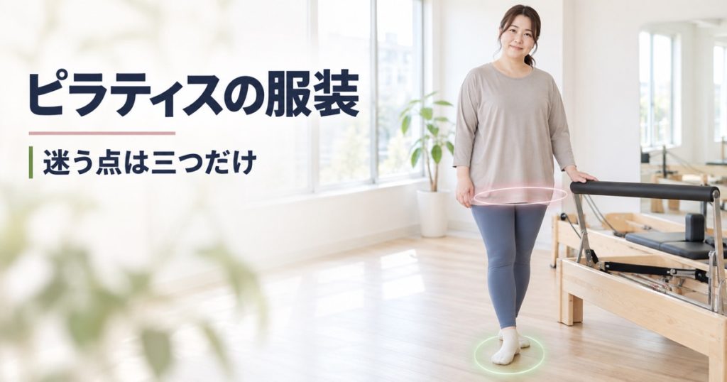 ピラティスの服装。太ってるのが気になる方の選び方