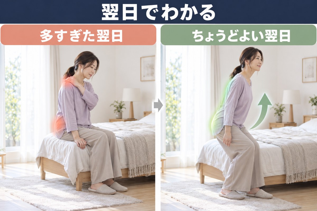 翌日に残る量と、残らない量の違い
