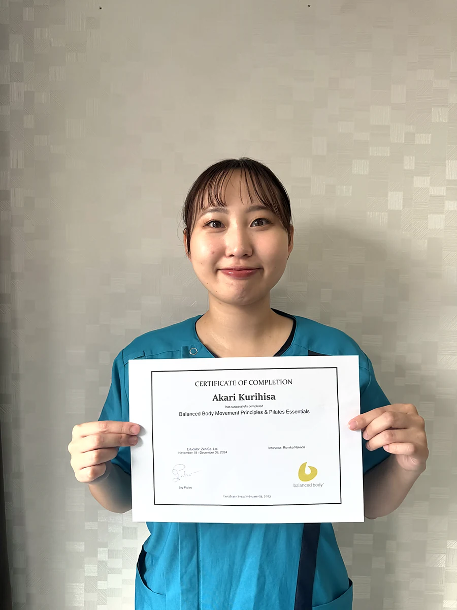 cocoro Pilates 技術責任者の栗久あかり